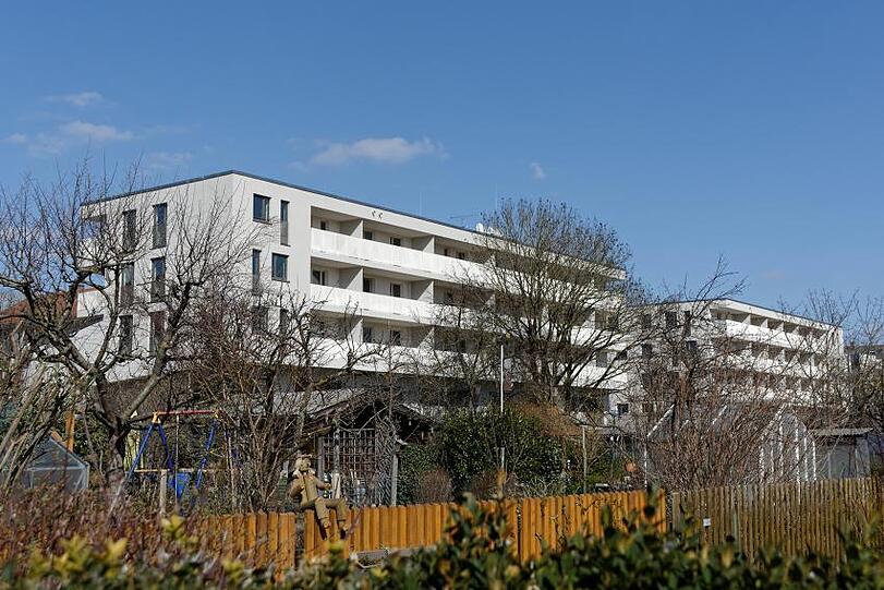 Blick von Südwesten auf das Gelände an der Brantstraße