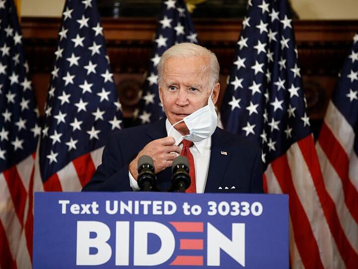 Joe Biden ist bereits als designierter Herausforderer von Amtsinhaber Donald Trump bei der Präsidentenwahl im November gesetzt.