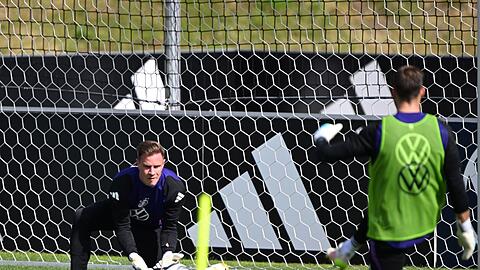 Zurück im DFB-Tor: Marc-André ter Stegen beim Training der Nationalmannschaft.