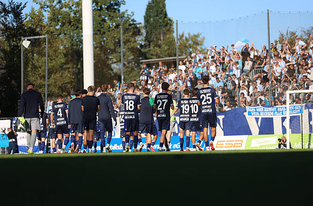 Kassierten in Burghausen die erste Saisonpleite: Der TSV 1860.