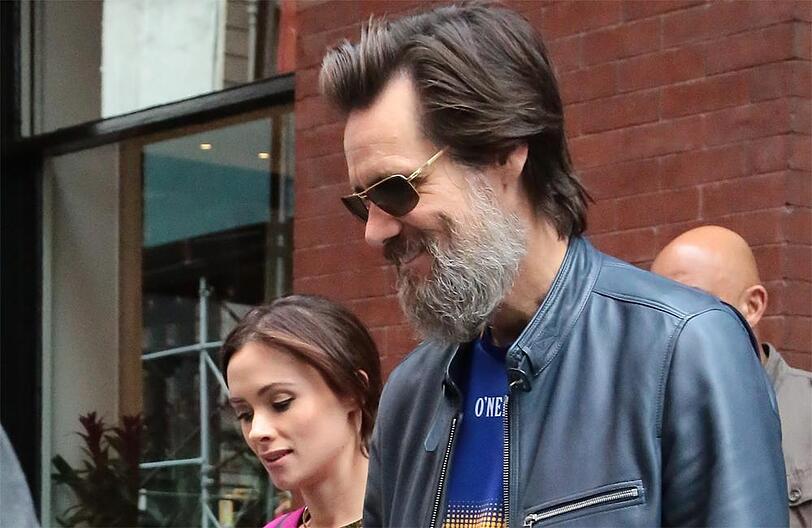 Cathriona White und Jim Carrey