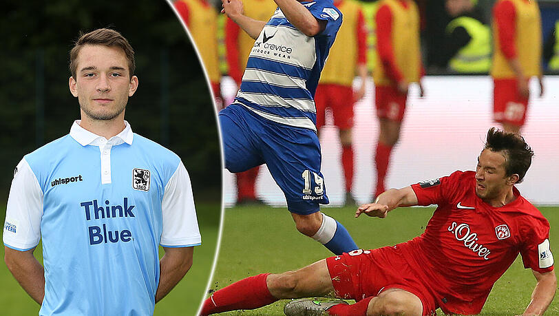 Früher noch im Trikot der Löwen aktiv, kickt Peter Kurzweg mittlerweile beim 2. Liga-Aufsteiger aus Würzburg.