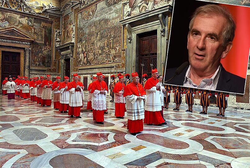 Kardinäle aus aller Welt ziehen zum Konklave in die Sixtinische Kapelle ein, um den Papst zu wählen. Der Brite Robert Harris macht ais diesem Stoff einen Thriller.