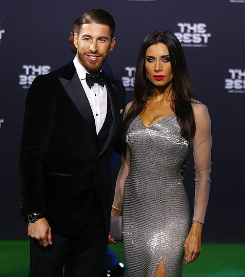Für besonderen Glanz sorgten Sergio Ramos mit seiner Pilar Rubio