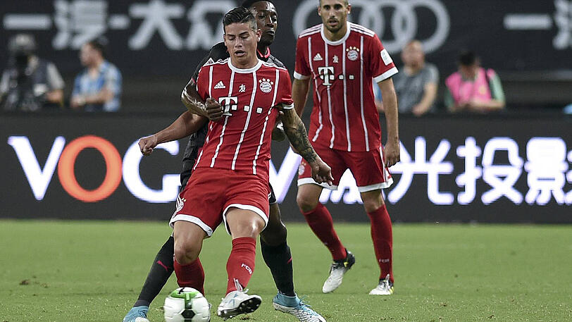 Neuzugang James schieterte in der 49. Minute an Arsenal-Keeper Petr Cech.