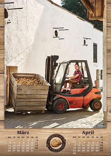 Kartoffelkalender 2018: Die Kalendermotive.