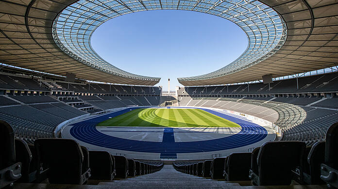Das Berliner Olympiastadion: Weiter Heimat des DFB-Pokalfinales.