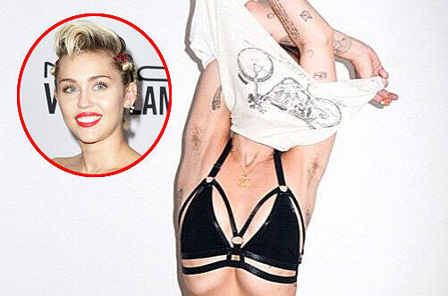 Miley Cyrus postete auf Instagram ein Foto eines Shootings, auf dem sie ein Shirt über ihren Kopf zieht und beschwerte sich, dass viele Fotografen ihre Achsel-Behaarung mit Photoshop wegradieren.
