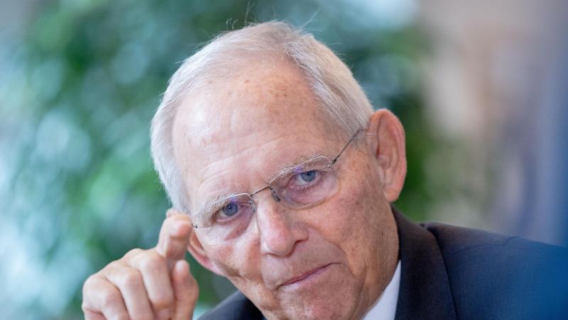 Wolfgang Schäuble (CDU), Bundestagspräsident, im Gespräch mit der Deutschen Presse-Agentur.
