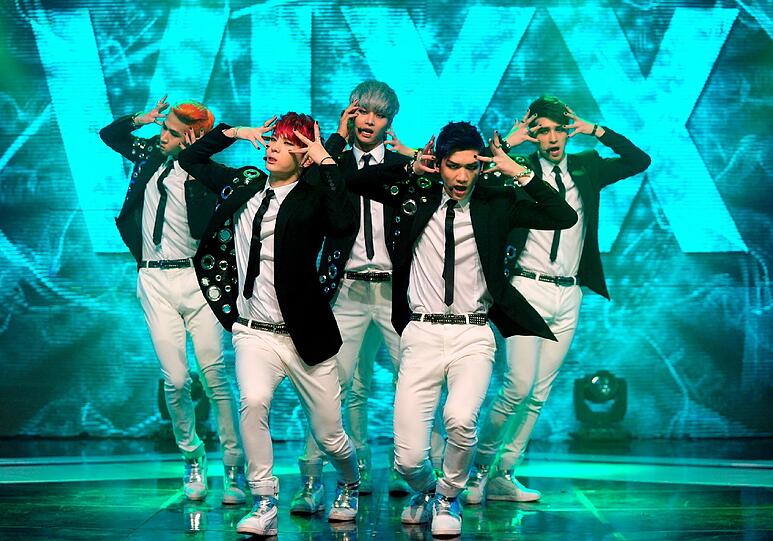 Falsch geraten! Die Boyband VIXX ist das Ergebnis einer Reality-Casting-Show.