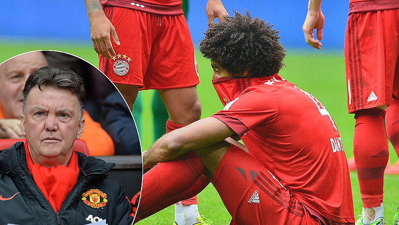 Hat er den Bayerns Innenverteidiger Dante auf dem Zettel? Manchester Uniteds Trainer Louis van Gaal. Hat er den Bayerns Innenverteidiger Dante auf dem Zettel? Manchester Uniteds Trainer Louis van Gaal.