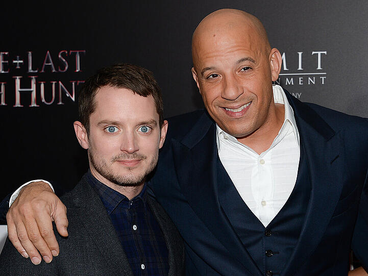 "Fast & Furious": Elijah Wood (l.) will Vin Diesels unehelicher Sohn werden