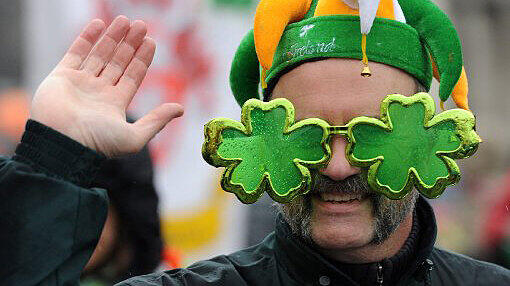 Die Parade zum St. Patrick's Day in München.