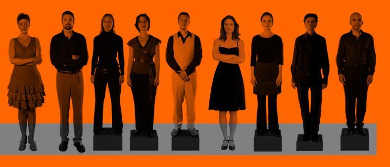 Diese Damen und Herren werden die Improtheater-Abende gestalten.
