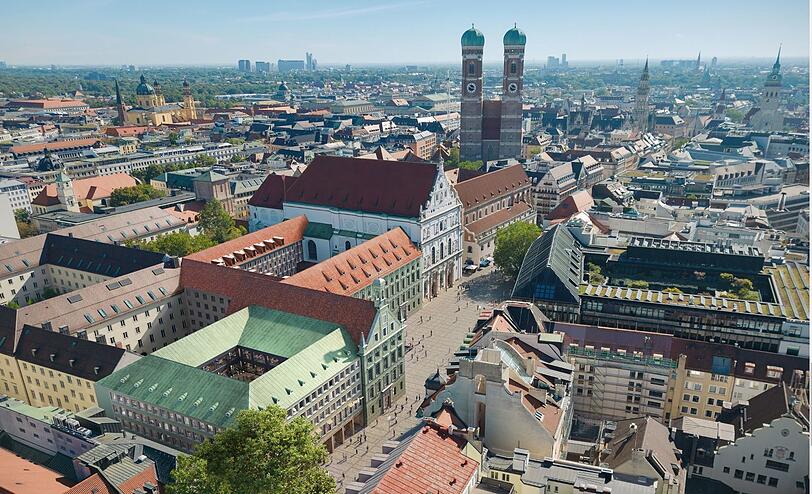 Die Pläne der Signa: So sollte die Alte Akademie in der Fußgängerzone nach der Fertigstellung ausschauen.
