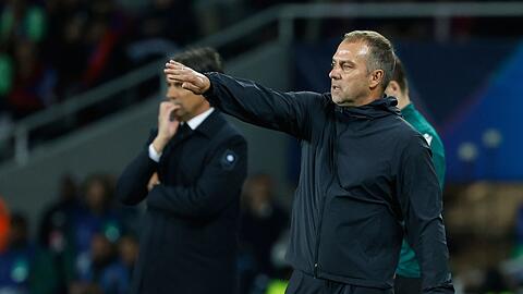 Barcelonas Trainer Hansi Flick lobte seinen Youngster.