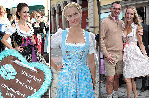 Die Promis in Tracht. Hier gibt's die Bilder vom Wiesn-Frühstück bei Tiffany.