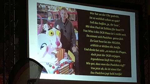 So droht Pegida den Teilnehmern des Antifa-Kongress.