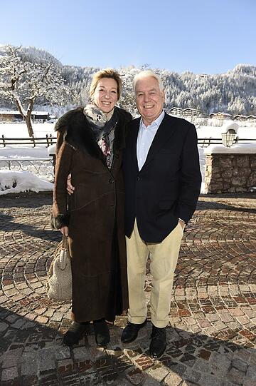 Mark Wössner mit Lebensgefährtin Christina Link.