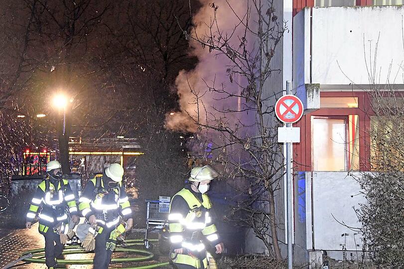 Weitere Bilder vom Feuerwehreinsatz in Freimann.