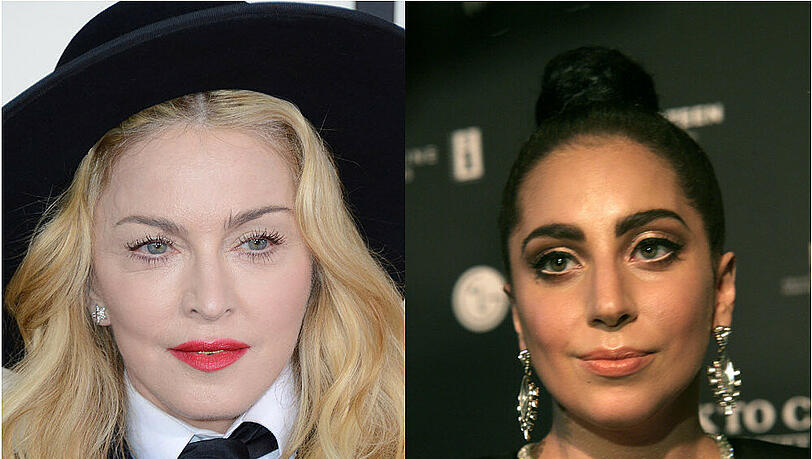 Madonna und Lady Gaga wollen beide den Berliner Mauerfall besingen Madonna und Lady Gaga wollen beide den Berliner Mauerfall besingen