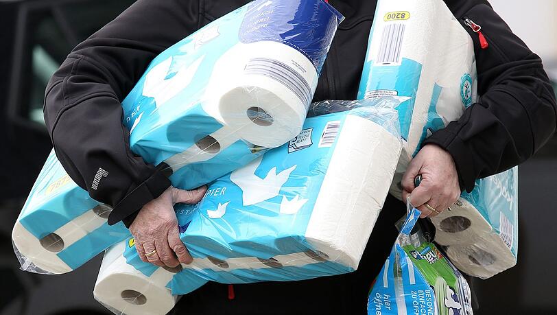 In Corona-Zeiten ein gefragtes Gut: Klopapier. In Corona-Zeiten ein gefragtes Gut: Klopapier.