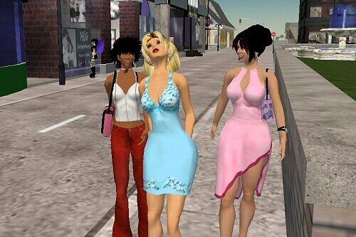 Damals war noch was los: Szene aus Second Life