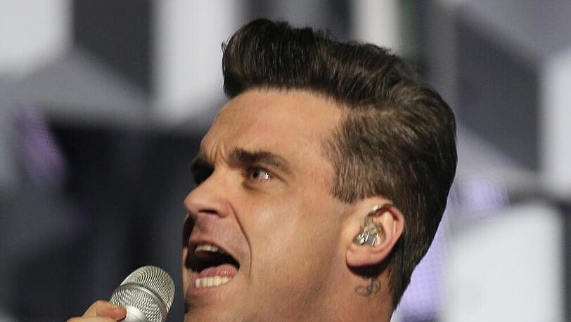 Robbie Williams bei den BRIT Awards 2013 in London Robbie Williams bei den BRIT Awards 2013 in London