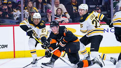 Tigers-Neuzugang Wade Allison (Mitte) bringt Erfahrung aus der NHL mit. (Archivbild)