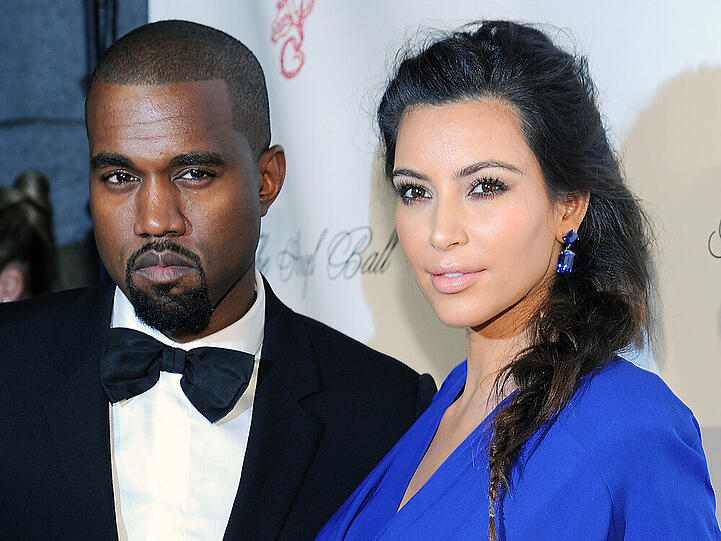 Kanye West und Kim Kardashian sind mehr als verliebt