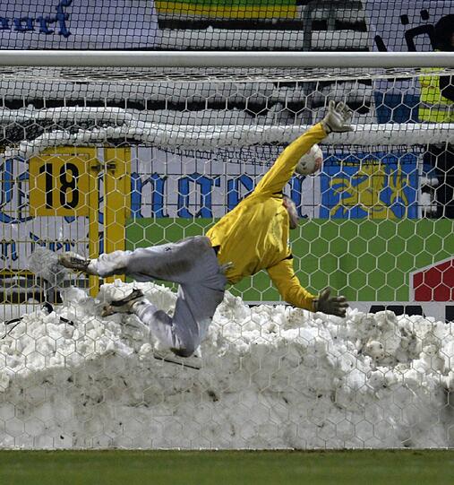 Die Bilder von Gabor Kiraly bei den Löwen.