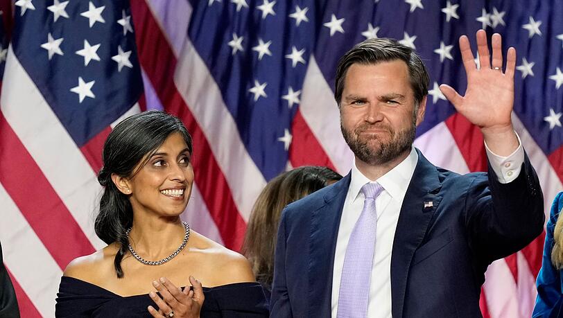 Usha Vance ist die Frau von Trumps Vizepräsident J.D. Vance. (Archivbild)