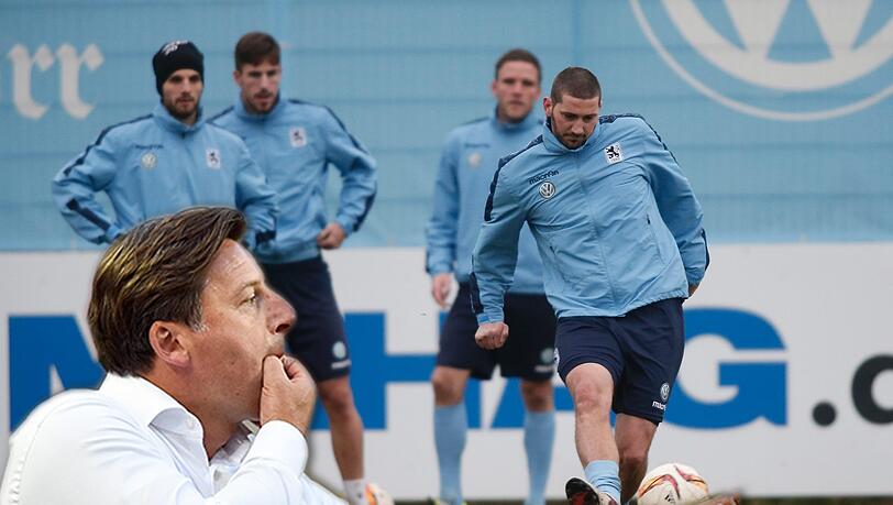 Neu-Trainer Kosta Runjaic bläst zum ersten Training an der Grünwalder Straße. Neu-Trainer Kosta Runjaic bläst zum ersten Training an der Grünwalder Straße.