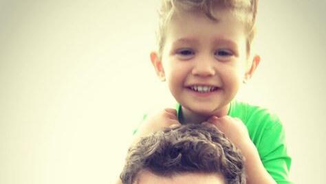 Aus glücklichen Tagen: Bublé und sein Sohn Noah.