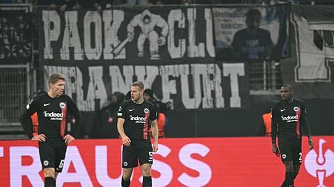Die Eintracht musste sich PAOK Saloniki erneut geschlagen geben.