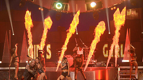 Mötley-Crüe-Show im Herbst 2014 in Las Vegas