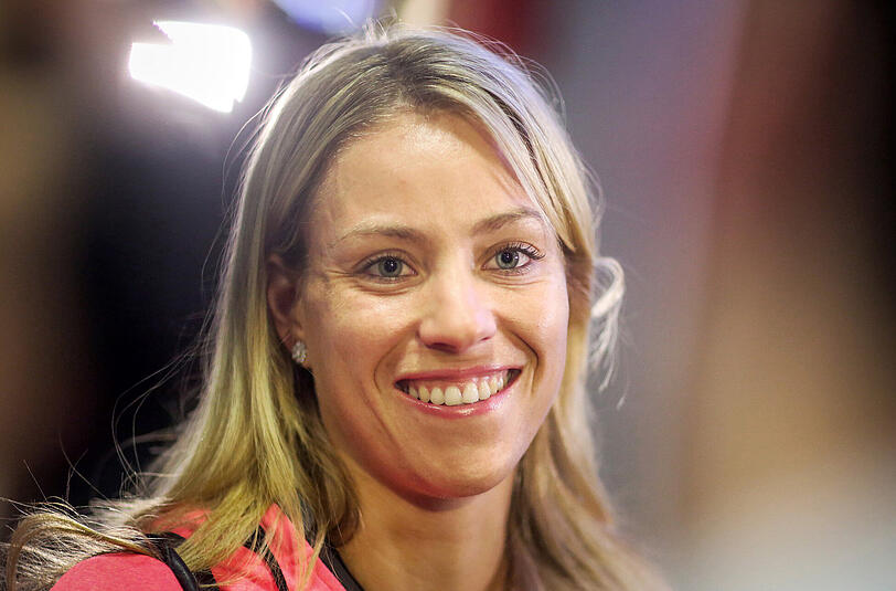 Grand-Slam-Siegerin Angelique Kerber ist wieder in Deutschland. Die Bilder ihrer Ankunft in Frankfurt/Main.