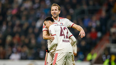 Harry Kane und Jamal Musiala.