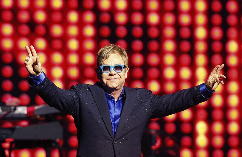 Im Summer of 69: Sir Elton bei einem ,Auftritt im Teatro Royal in Madrid im Juli letzten Jahres.