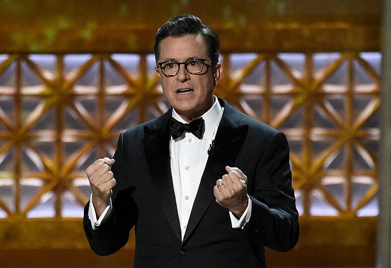 Stephen Colbert führte durch die Show