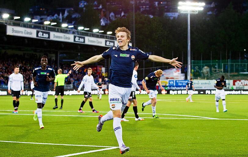 Martin Odegaard spielt derzeit beim norwegischen Profiverein Stromsgodset.