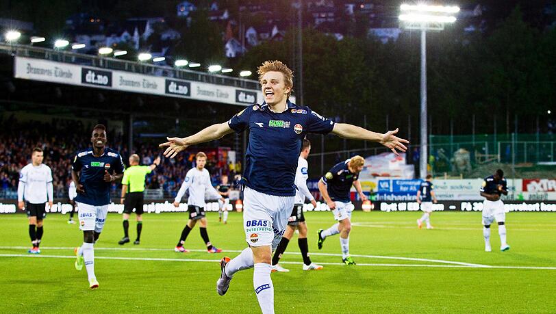 Martin Odegaard spielt derzeit beim norwegischen Profiverein Stromsgodset. Martin Odegaard spielt derzeit beim norwegischen Profiverein Stromsgodset.