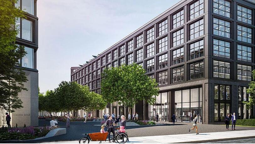 So soll das Bürohaus für Siemens an der Anzinger Straße 23-29 ausschauen, wenn es fertig ist. "Officehome Beat“ heißt das Projekt. So soll das Bürohaus für Siemens an der Anzinger Straße 23-29 ausschauen, wenn es fertig ist. "Officehome Beat“ heißt das Projekt.