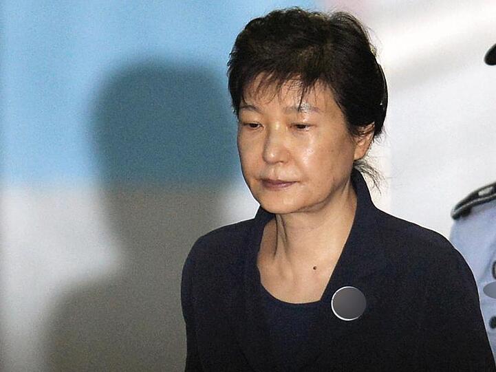 Die frühere Präsidentin von Südkorea, Park Geun Hye, bei einem ersten Prozess im Jahr 2017.