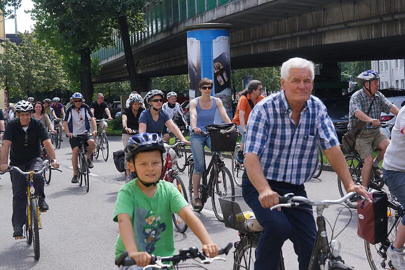 Weitere Bilder der BR-Radltour durch München.