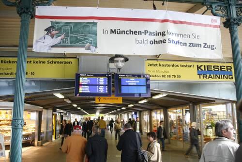 Der Pasinger Bahnhof wird nun endgültig zur Großbaustelle.