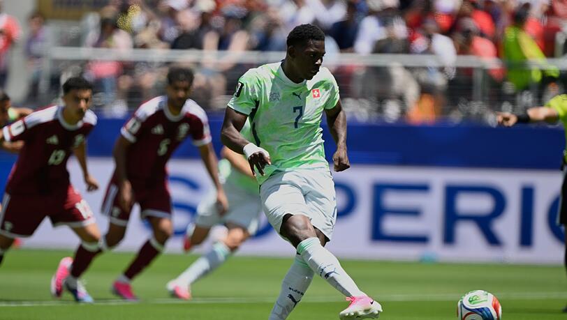 Embolo zeigte beim 1:0 keine Nerven. Embolo zeigte beim 1:0 keine Nerven.