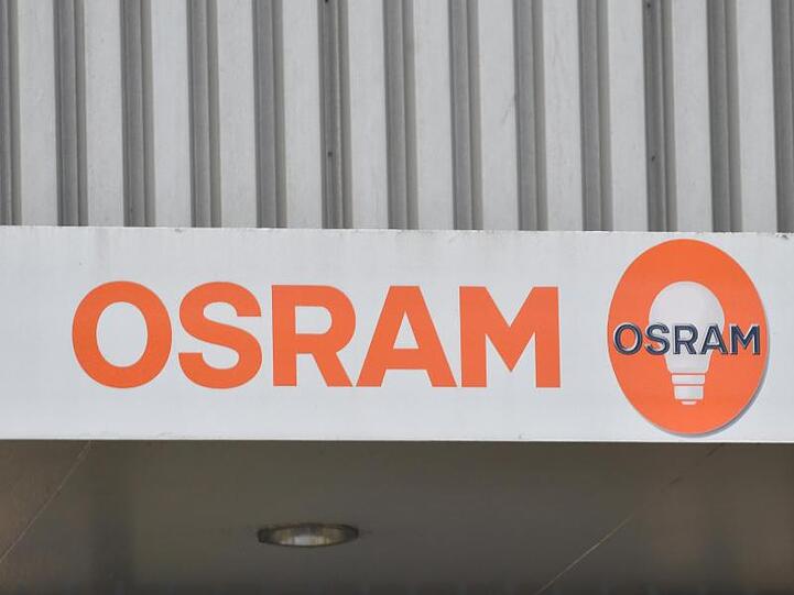 Das Logo von Osram. Foto: Paul Zinken/Archiv
