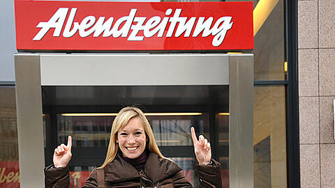 Kickbox-Weltmeisterin Christine Theiss.