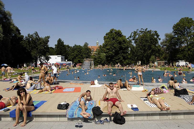 Der Sommer kommt: Am 1. Mai startet die Freibad-Saison hier im Schyrenbad.